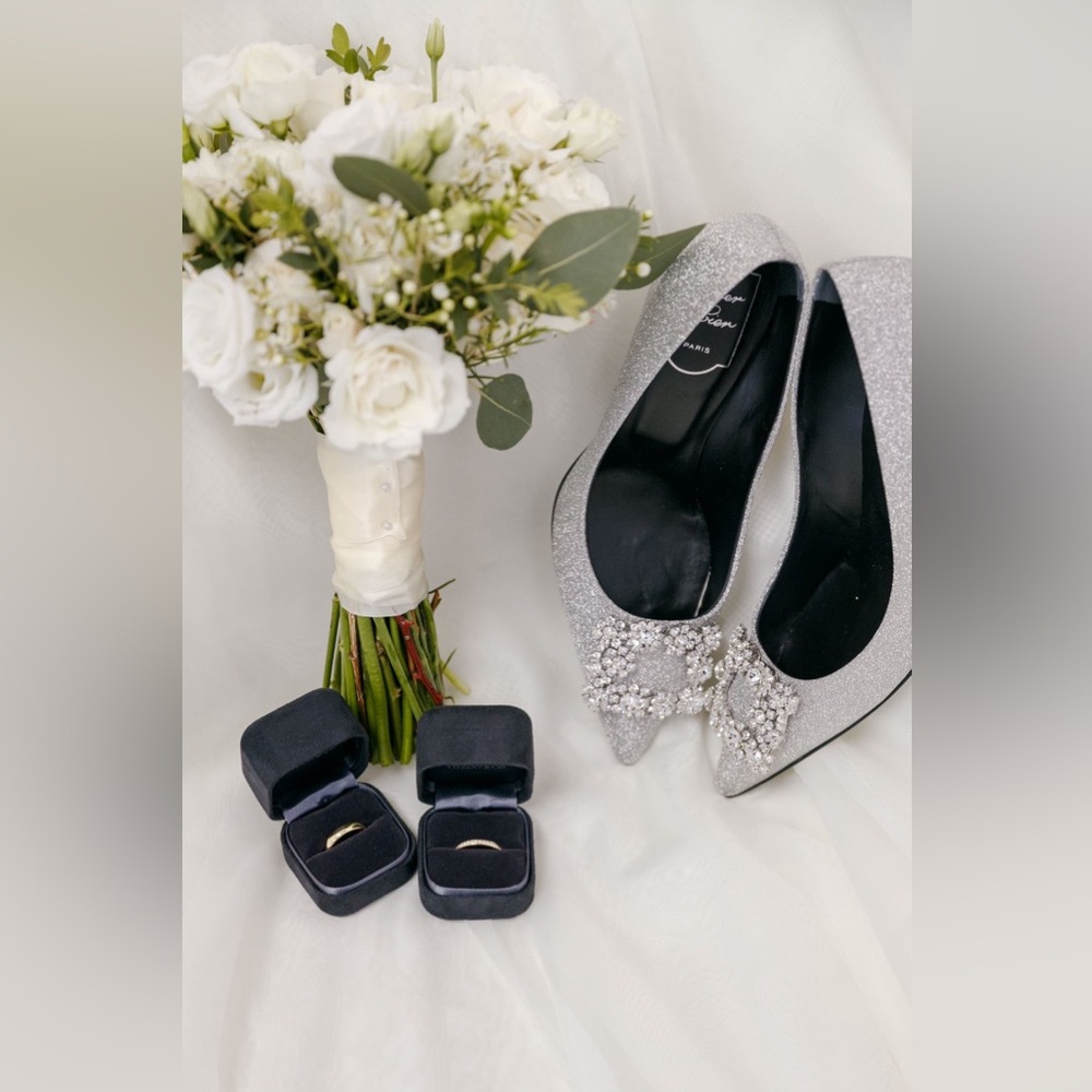 Roger Vivier Wedding shoes us7.5 great condition like new